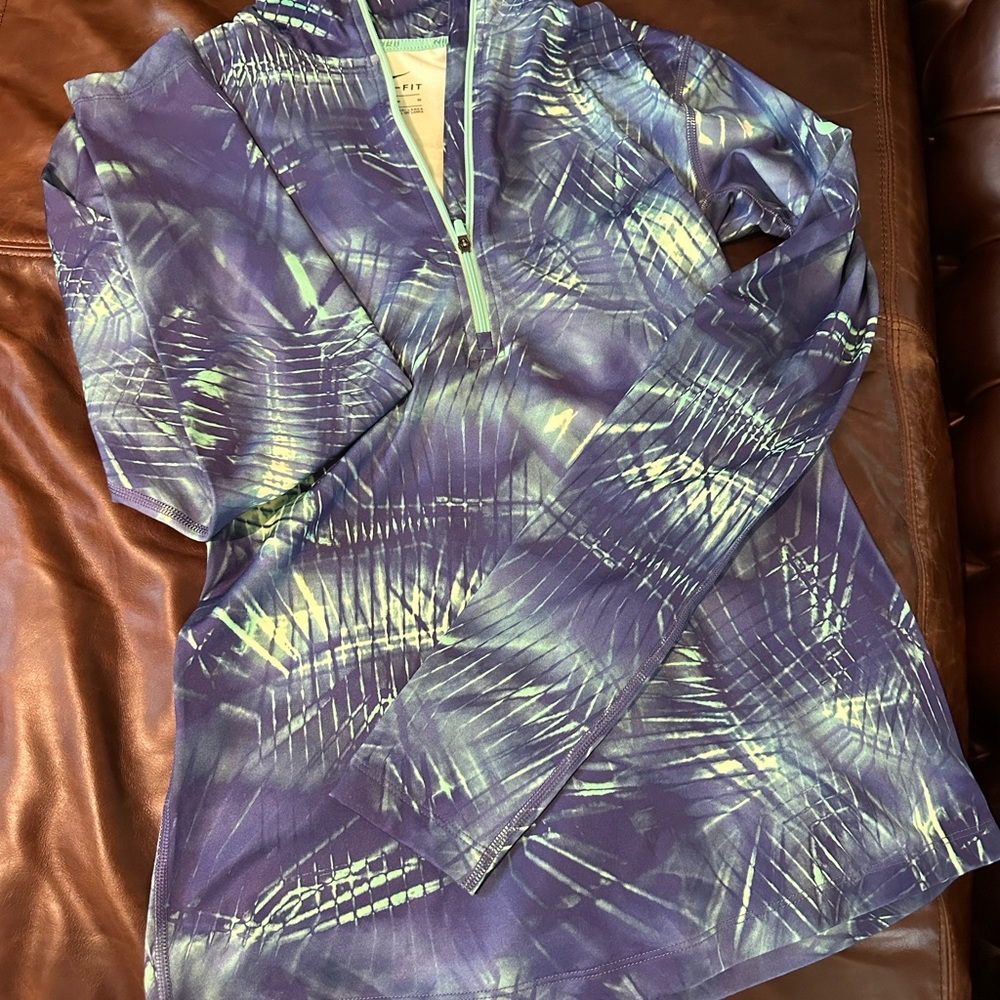 Nike Women's Blue and Green Jacket